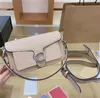 Bolso de diseñador de alta calidad, bolso de lujo, bandolera, bolso de hombro de cuero, moda femenina, sacoche borse con letras, bolso cruzado para mujer, cartera con solapa