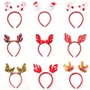 Hair Accessories 2023 Year Women Girls Cute Christmas Antlers Santa Claus Hairbands Sweet Decorate Headband Fashion