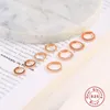 Orecchini a cerchio CANNER 1 paio 6/7/8 / 9MM Orecchino in argento sterling 925 per donna Ragazza Round Circle Zircon Piercing Orecchini Gioielleria raffinata