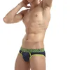 Majaki Man's Mesh Sexy Briefs Cueca Masculina Niski wzrost bielizny gejo fajne ciasne ropa wnętrze hombre półprzezroczyste oddychanie