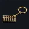 Key Rings Creative Calculator Accounting Special Syfte Tool 8/6 Rows Abacus Keychain Chinese AncientClassic Style Key Chain S