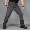 Spodnie męskie spodnie TAKTICAL CARGO MĘŻCZYZN WODOOR WODORPORMOWYCH W BADANIE WOJSKIEM PRZEPŁYWAMI Kamuflażowe Spodnie Casual Multi Pocket Pants Męskie Joggery 6xl 230310