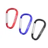 Key Rings Color Carabiner Keychain Aluminum D Shape Buckle Pack Spring Loaded For Camping T Carbine Carabiner For Keys S074