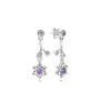 2023 Women's Sterling Silver Pandora Charm Daisy Water Drop Earrings Love Pod Earrings Fashion Temperament Earrings