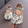 Flat Shoes Girl's Pu Leather 2023 Autumn Children's Princess Kids Baby's Toddler Casual single