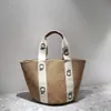 Fashion Basket damska torba wiadro torby ze słomy torebka Tote Beach Crossbody na ramię torebki damskie projektanci torby Totes torebka