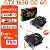 GIGABYTE GA GeForce GTX 1630 OC carte vidéo 4G GDDR6 64 bits peut prendre en charge AMD Intel CPU de bureau carte mère graphique 12000 MHz nouveau