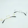 Diseñador de lujo Gafas de sol de moda 20% de descuento en anteojos transparentes para hombres Sin montura Transparente para hombre Marca Marco óptico Gafas de computadora Marcos de vidrioKajia