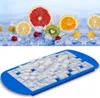 Ice Cream Tools 24x12x1cm 160 Grids Silicone Ice Cubes Frozen Mini Food Grade Ice Tray Fruit Maker Bar Party Pudding Tool Kitchen Accessories Z0308