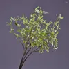 Decorative Flowers High Quality Mistletoe Artificial Plants Simulation Leaves Fake For Home Living Room Wedding Decoration DIY Arrangement