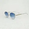 Top Diseñador de lujo Gafas de sol 20% de descuento Vintage Oval Hombres Gafas transparentes Mujeres Accesorios Lectura Marco de metal Gafas Gafas para club al aire libreKajia