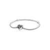 2023 Charm Pandora da donna in argento sterling densamente intarsiato Love Family Tree Bracciale in osso di serpente Braccialetto universale di moda per uomo e donna