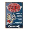 Garage Metal Tin Sign Outils d'entretien Car Repair Plaque en métal Vintage DAD'S GARAGE Retro Tin Sign Man Cave Metal Wall Decor Custom Art Decor Taille 30X20CM w01