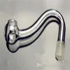 El pote ordinario de los tubos que fuma, la venta al por mayor Bongs el vidrio de los tubos de agua de los tubos de la hornilla de aceite