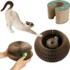 Zabawy kota składane magiczne na organie Zabawne zabawki z szlifowaniem desek pazurowych gęstwy łóżko interaktywne 230309