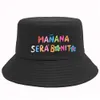 Оптовая продажа, новая модная холщовая шляпа Manana Sera Bonito Karol G, дышащая бейсбольная кепка, спортивная шляпа для девочек, кепки для рыбалки на лето