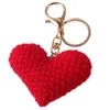 Keychains Keychain Pure Hand Break Love Hanghangbrei Key Ring Lovely Peach Heart Mobiele telefoon Vriendin Bag