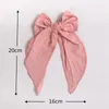 Accessoires de cheveux Arc Bébé Clips Pour Filles Pin Coton Lin Épingles À Cheveux Mignon Longue Queue Enfants Hairgrips Barrette