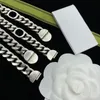 Mens Bracelet Necklace wholesales Set Designer Letter G For Women Couple Necklaces Jewelry Luxury Silver Chain Link Necklaces
