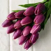 Decorative Flowers 5PCS Artificial Tulip Flower Real Touch Bouquet Fake For Wedding Decoration Home Garen Decor