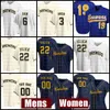 2023 Milwaukee Mens Brewers Dam Baseball Jersey 22 Christian Yelich Custom 19 Robin Yount 8 Ryan Braun 7 Eric Thames 6 Lorenzo Cain