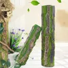 Flores decorativas Simulação Plant Tree Bark Garden Artificial Garden Fake Moss Balcony Ornament Não Fading Decoração