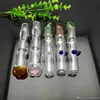 Smoking Pipes Flat mouth filter glass suction nozzle Glass bongs Oil Burner Glass