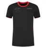 F1 2023 equipe camiseta verão fórmula 1 uniforme da equipe manga curta mesmos fãs camiseta masculina casual esportes camisa polo camisetas