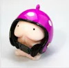 Key Rings Novelty Spoof Tricky Funny Gadgets Toys Vent Whole Crowded Stress Ball Helmet Small Animal Keychain Cute Silicone Ke