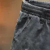 Jeans pour hommes 2023 printemps nouvelle grande taille déchiré gris cordon conception Stretch Denim pantalon mâle marque 5XL 6XL 7XL 8XL 9XL 10XL Y2303