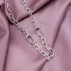 Colliers de perles 100% 925 Sterling Silver Type Original Perle de culture d'eau douce Me Chain Link Collier DIY 230310