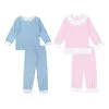 Pajamas Wholesale Baby Toddler Kids Boys And Girls Family Matching Christmas Pyjamas Clothes Set Velvet Children Pajamas 230310