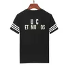 20233designer Футболка повседневная футболка с монограммой с короткими рукавами для продажи роскошные мужские хип-хоп