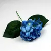 Dekorativa blommor konstgjorda vackert silkes hortensia brud bukett bröllop hem år dekoration tillbehör för vasblommor arrangemang