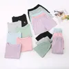 Pajamas baby milk حليب الحرير pajamas مجموعة tshirtpantshirt 3pcs ملابس الطفل مجموعة قصيرة الأكمام ملابس نوم رضيع ملابس المنزل بدلة 2-12y 230310