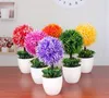 Decorative Flowers Artificial Bright Color Lifelike Chrysanthemum Fake Plants Potted Home El Wedding Decorations