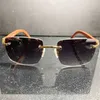 2024 10% di sconto sul designer di lusso Nuovi occhiali da sole da uomo e da donna Sconto il 20% di sconto su grandi legno quadrato di grandi dimensioni di telas senza bordo bufalo corno da sole retrò Gafas de Solkajia