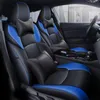 Fundas de asiento de coche con estilo de diseño de lujo personalizado para Toyota CHR 2019-2022, juego completo de interior de cuero sintético resistente al agua