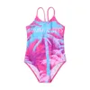 One-Pieces Tie Dye Print Kids Girls One Piece Swimsuit 2022 Multi-style Baby Girl Monokini Child One Piece Swimwear Baby Kid Swimming Suit W0310