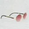 Lunettes de soleil de créateurs de mode pour femmes en bois naturel hommes corne de buffle noire lunettes transparentes femmes pour club conduite nuances bois rond Gafas Oculos lunettes Kajia