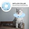 Colliers pour chat conduit collier élisabéthain cône de récupération pour animaux de compagnie protection confortable