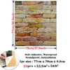 Wall Stickers Decor Sticker Self-adhesive 3D Imitated Brick Stone Pattern Foam Panel Background For Kids Rooms Living Room DIY Wallpaper