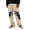 Men's Pants Spring and Autumn Pants Men's Fashion Print Dog Head Casual Pants Loose Pants Men's Fashion 230310