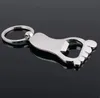 Alloy Bigfoot Bottle Openers Key Chain Little Fötter Keychains Bag Pendant Wedding Favors Baby Shower Party Presents Nyckelring