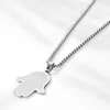 Pendentif Colliers Todorova Acier Inoxydable Hamsa Main Collier Fatima Tour De Cou Pour Hommes Punk Amulette Bijoux Cadeau