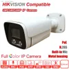 IP Cameras Hikvision Compatible 3MP/5MP/8MP HD Full Color ColorVu POE H.265 Built-in Mic 66 Bullet CCTV Camera W0310