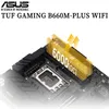 Carte mère LGA 1700 ASUS TUF GAMING B660M-PLUS WIFI Prise en charge des processeurs Intel Core 13e et 12e génération DDR5 128 Go Carte mère PCI-E 5.0 M.2