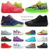 2023lamelo ShoesオリジナルリックとモーティラメロボールシューズMB 01メンズクイーンのバズシティブラックブラストパープルガラキシラメロシューズ用バスケットボールシューズ