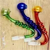 Rauchleitungen Shisha Accessoires 4 Farbe Renju Topf Großhandel Glas Bongs Ölbrenner Glas Wasser Rohröl Rauch, Öl.