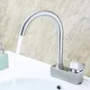 Rubinetti per lavandino del bagno 1PC Rubinetto per lavabo Panca Due rubinetti per lavabo per acqua vecchia e fredda in acciaio inossidabile 304 spazzolato a doppio foro